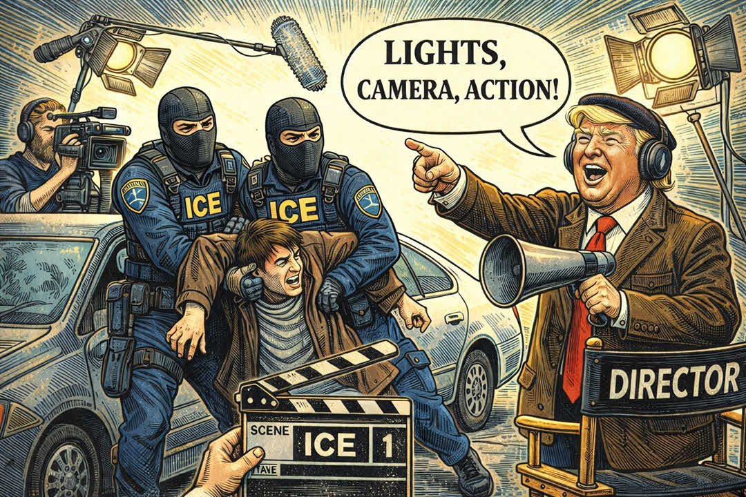 Harsh ICE Scenes and A Recalibration of Appearances